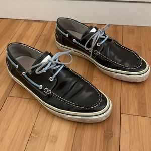Gucci brown men’s boat shoes